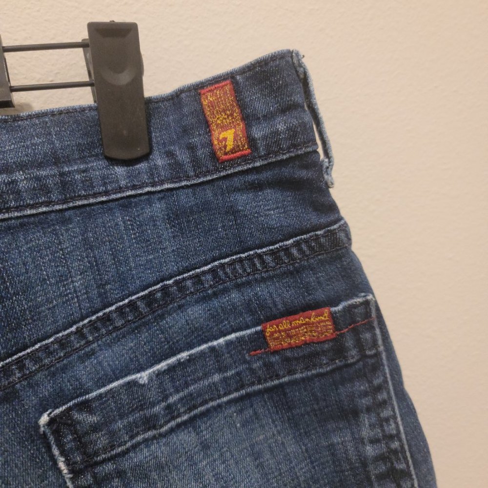 7 for all Mankind Denim Shorts Size 32 - Picture 3 of 5